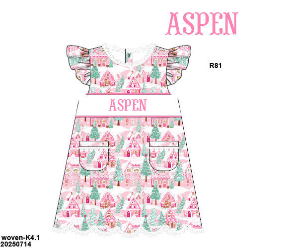 PRE-ORDER 38 Hello 2026: Aspen’s Candyland Dress (ETA: November to KS then to customers)