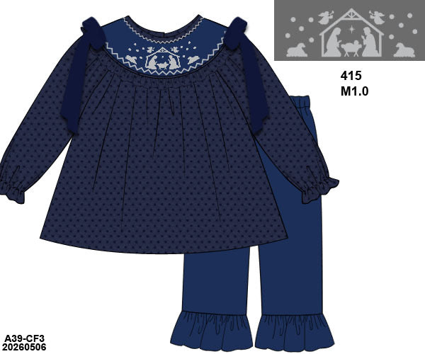 PO 51 LAST OF CHRISTMAS: Nativity Pants Set (ETA late October to customers)