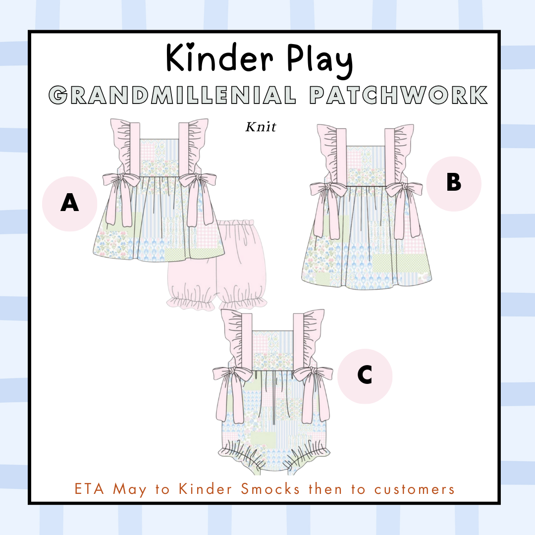 Kinder Play PO 2: Grandmillenial Patchwork (ETA: May to KS then to customers)