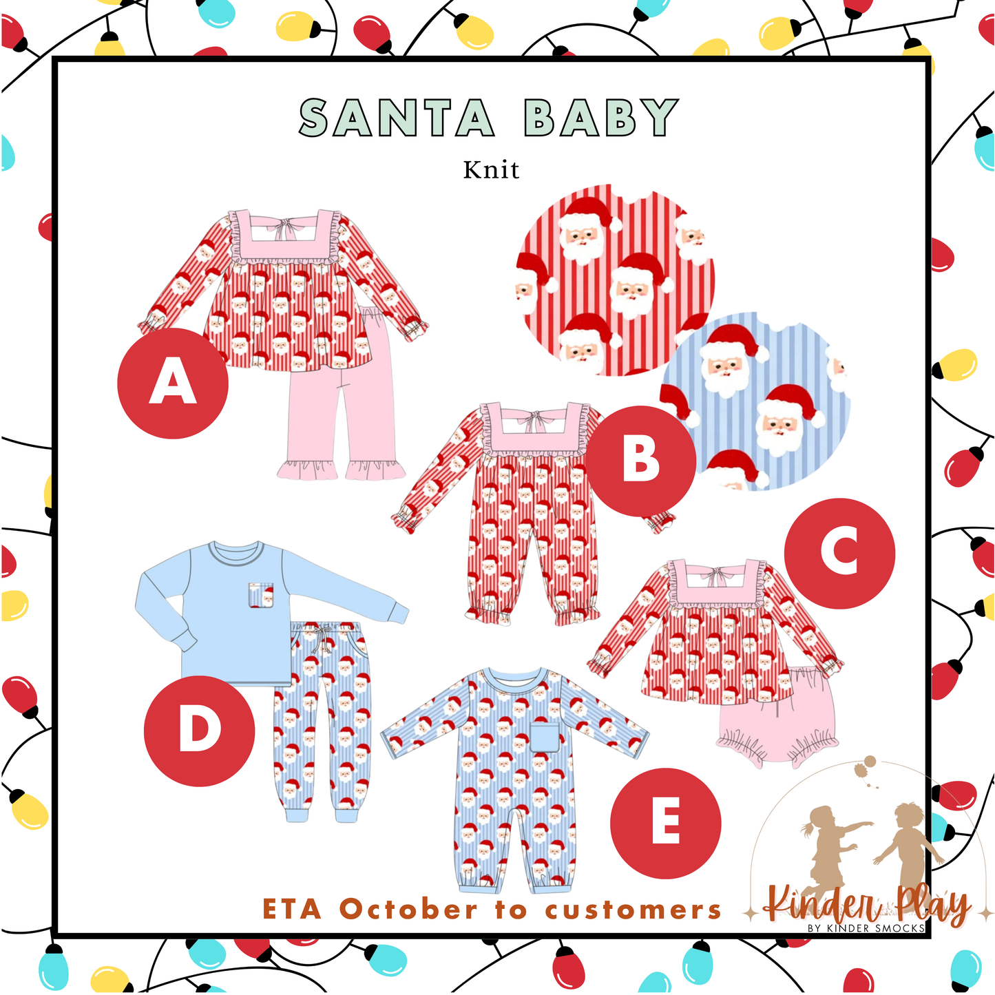 Kinder Play PO 4 Christmas: Santa Baby (ETA late October to customers)