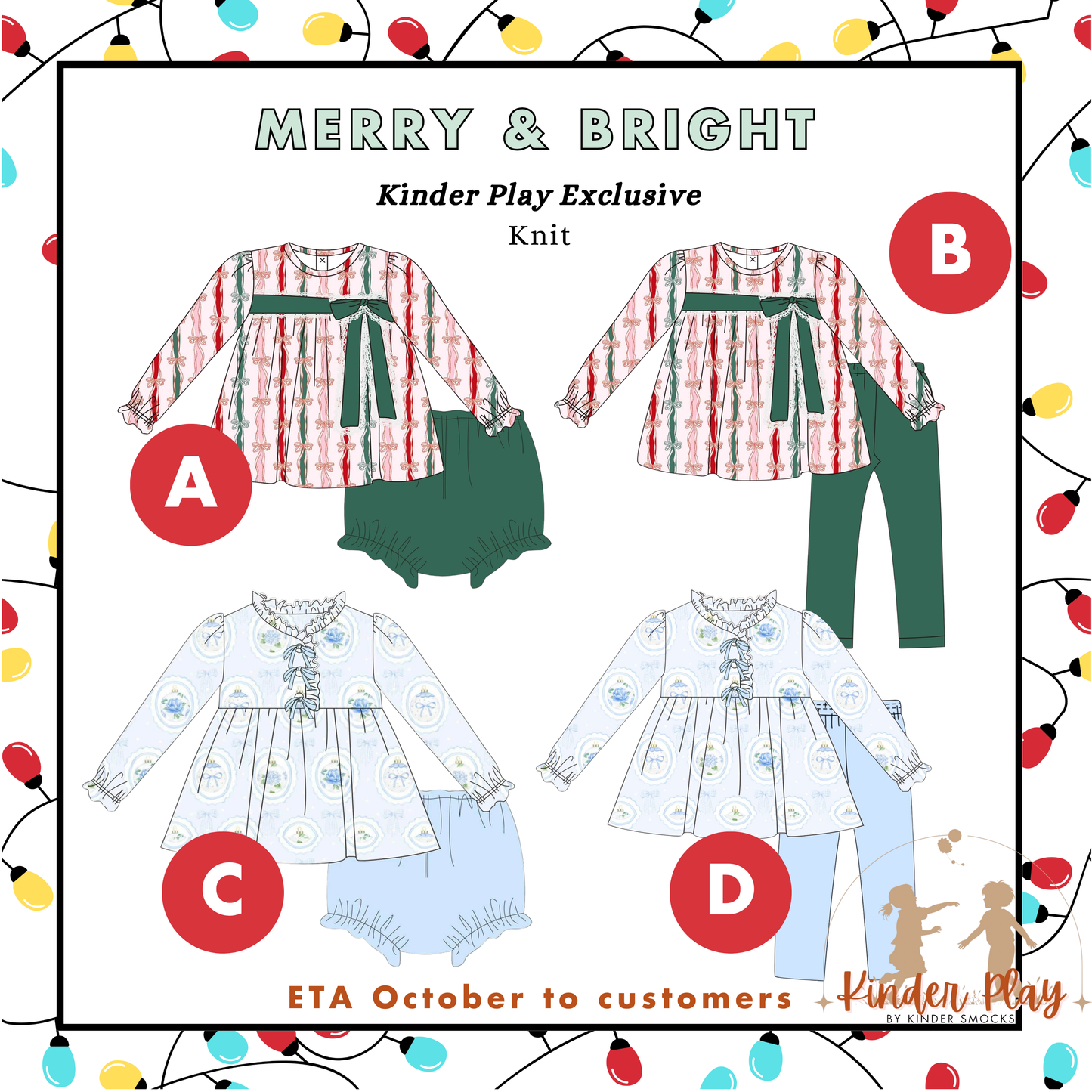 Kinder Play PO 4 Christmas: Merry & Bright (ETA late October to customers)