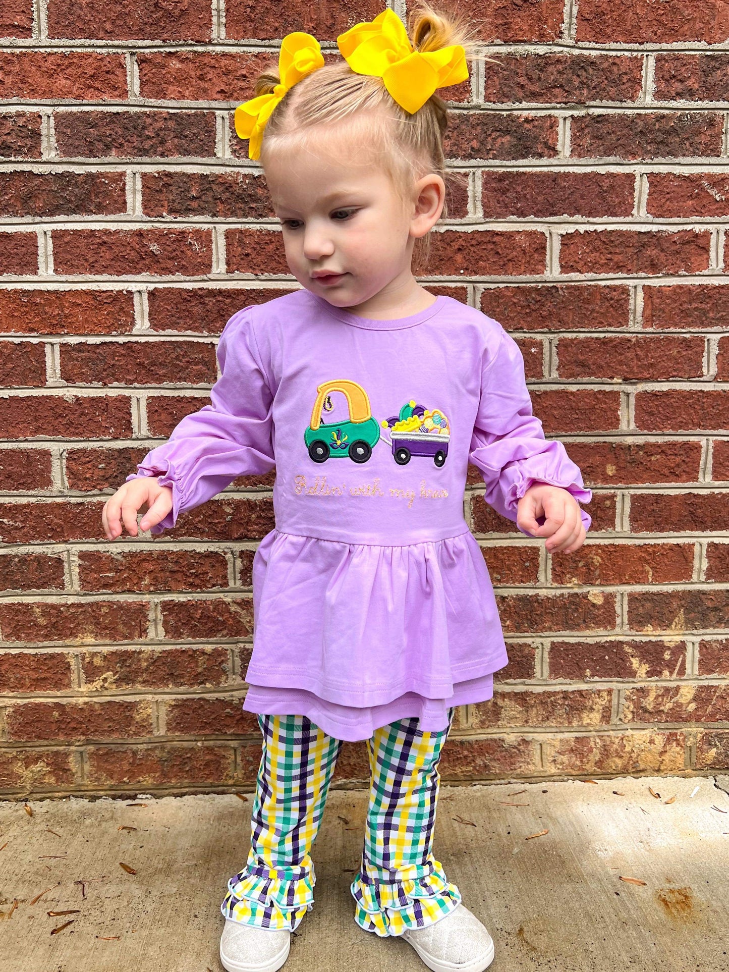 Rollin' With My Krewe Leggings Set