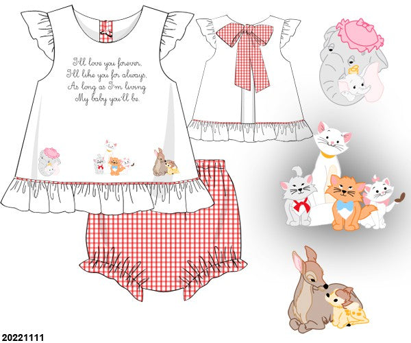 PRE-ORDER 42 Mother's Day: Love You Forever Bloomers Set (ETA: March to KS then to customers)