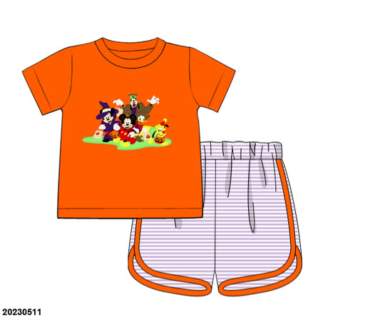 RTS FALL ONE: Boo To You Shorts Set (ships out in 3-5 business days)