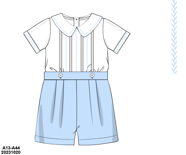 KS Blue Heirloom Bobbysuit