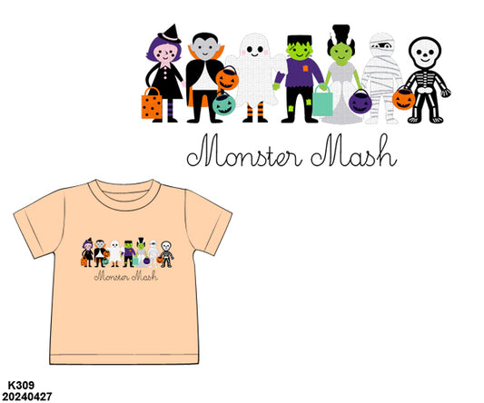 RTS FALL FINALE: Monster Mash boy shirt only (ships out in 3-5 business days)
