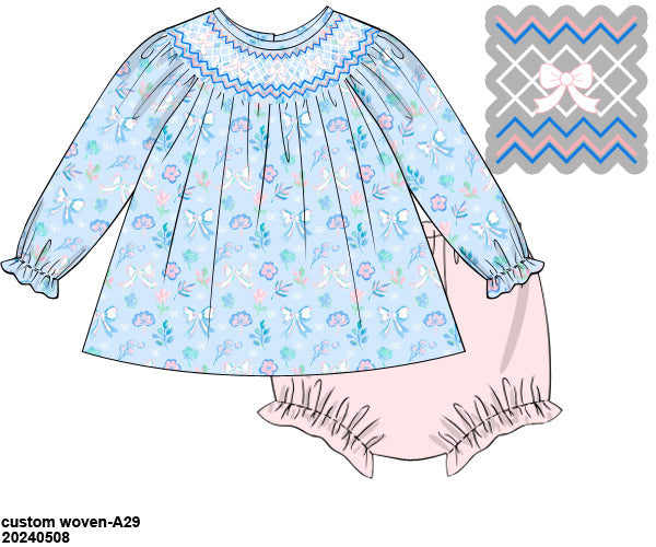 PRE-ORDER 38 Hello 2026: Amora's Flora Bloomers Set (ETA: November to KS then to customers)