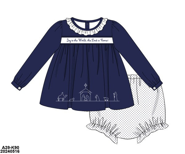 PRE-ORDER 36 CHRISTMAS PART ONE: 'Joy To The World' Bloomers Set (ETA: October to customers)