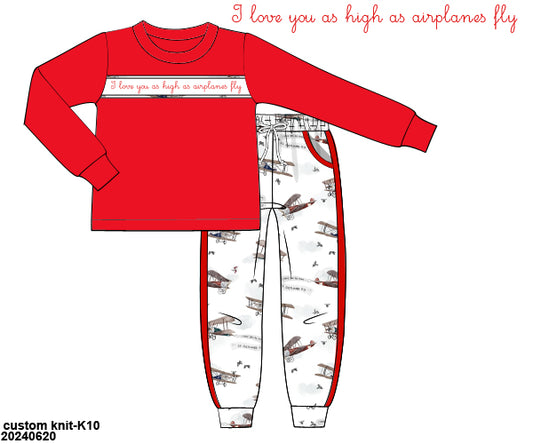 Love At First Flight Joggers Set