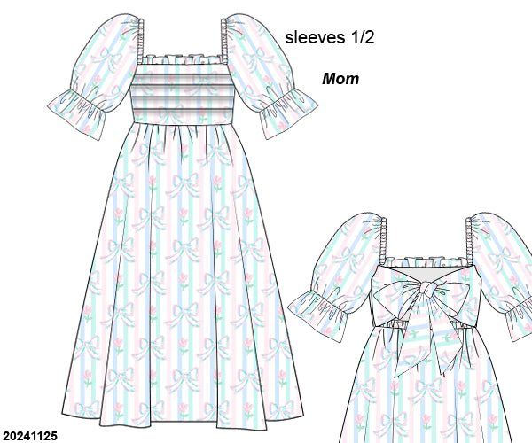 PRE-ORDER 32 TRANSITION TO FALL: Vienna Mom Dress (ETA: AUGUST to customers)