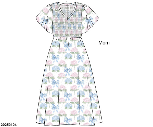 PO 29 EXTRAS RTS: Kristin's Floral Floral Mom Dress (ships in 3-5 business days)