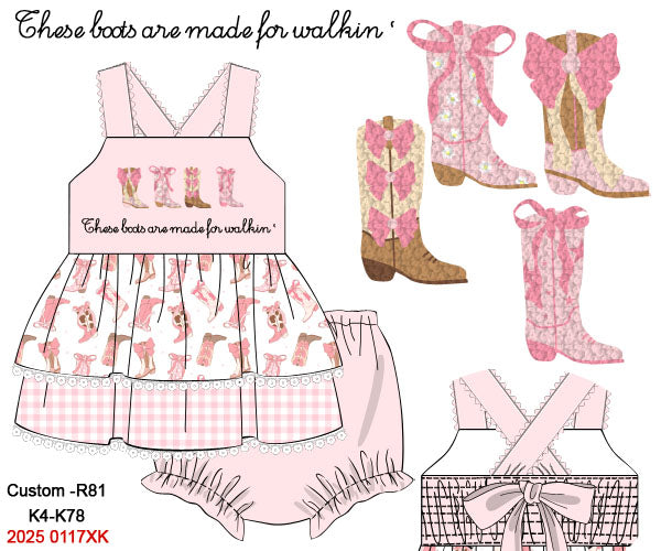 PO 30 RTS: Boots & Rodeo Bloomer Set (ships in 3-5 business days)