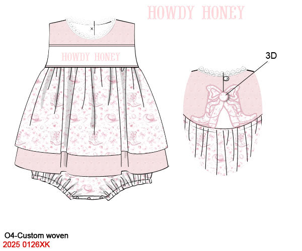 PRE-ORDER 32 TRANSITION TO FALL: Howdy Honey Skirted Bubble (ETA: AUGUST to customers)