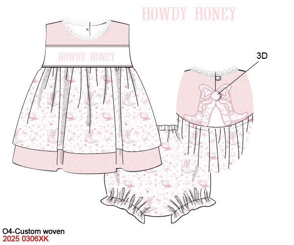 PRE-ORDER 32 TRANSITION TO FALL: Howdy Honey Bloomers Set (ETA: AUGUST to customers)