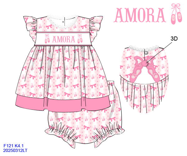PO 45 BACK TO SCHOOL: Tiny Dancer Bloomers Set (TINY DANCER)