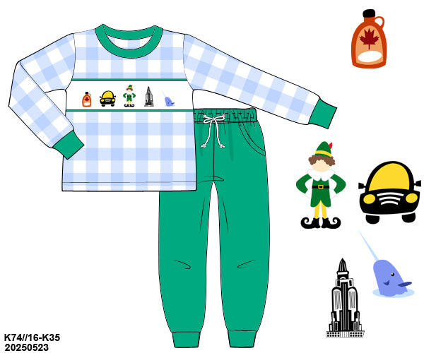 PRE-ORDER 36 CHRISTMAS PART ONE: Hey Buddy Joggers Set (ETA: October to customers