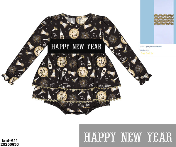 PRE-ORDER 38 Hello 2026: New Year’s Day Skirted Bubble (ETA: November to KS then to customers)