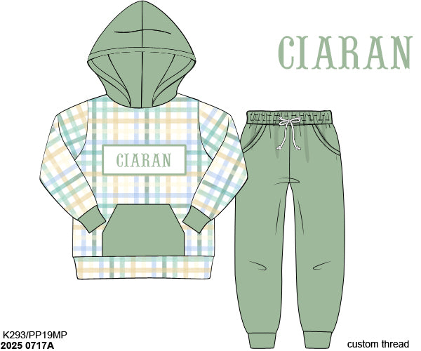 PRE-ORDER 39 Winter & More: Aquafoam Plaid Winter Set (ETA: December to KS then to customers)