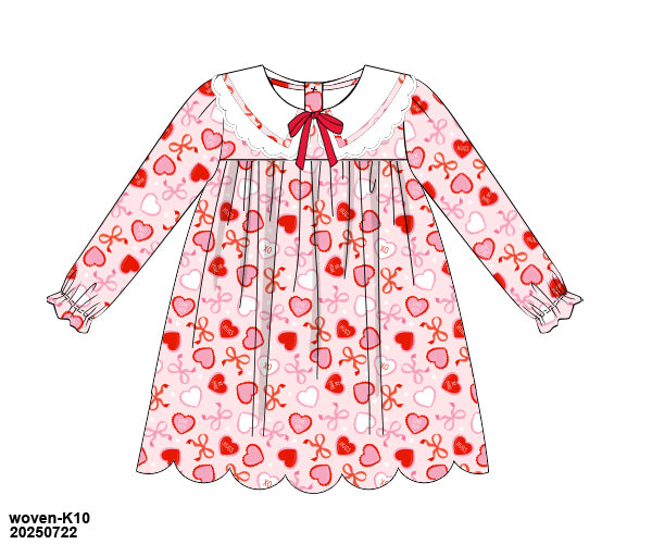 PRE-ORDER 39 Winter & More: Love You XO Much Dress - Long Sleeves (ETA: December to KS then to customers)