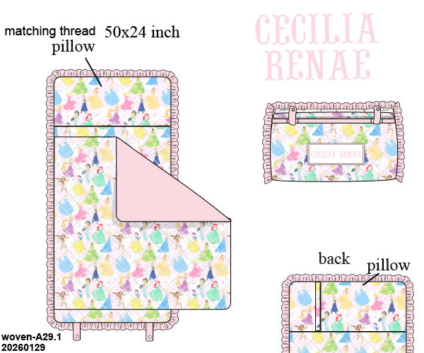 PO 45 BACK TO SCHOOL: Fit for a Princess Nap Mat (ETA: June to customers)