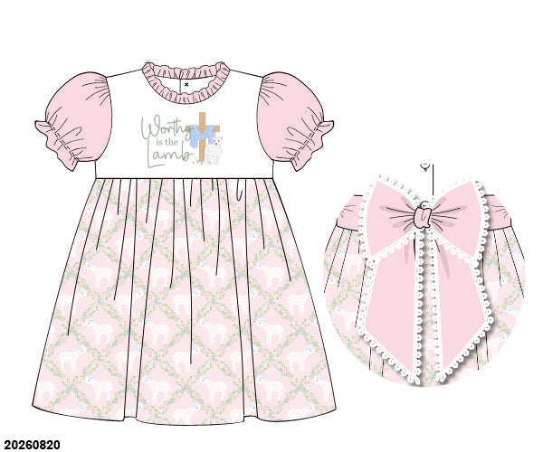 Pre-Order 54 Easter: Worthy is the Lamb Dress (ETA January to KS then to customers)