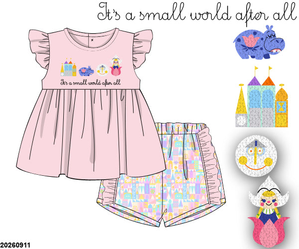Pre-Order 54 Magical Mouse: Small World Shorts Set (ETA January to KS then to customers)