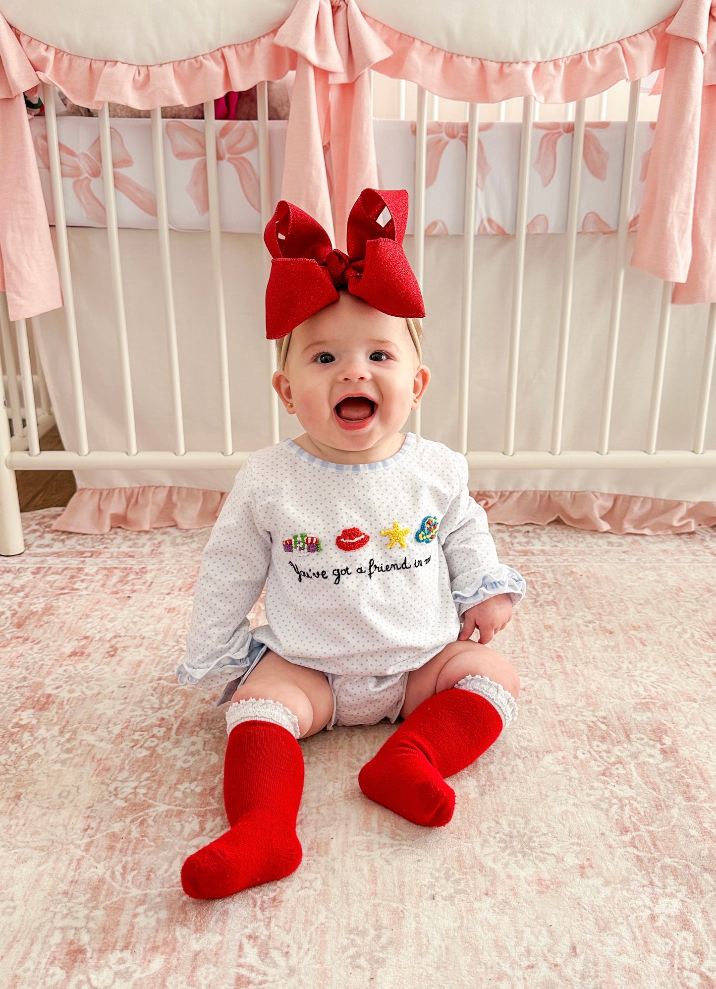 RTS PO 26 Valentine's Day + St. Patrick's Day: Friend In Me Ruffled Bubble (3-5 business days)