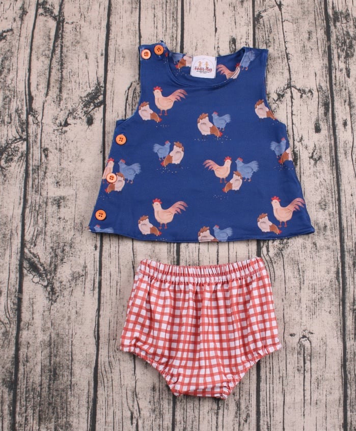 Kinder Play: Chicken Coop Diaper Set