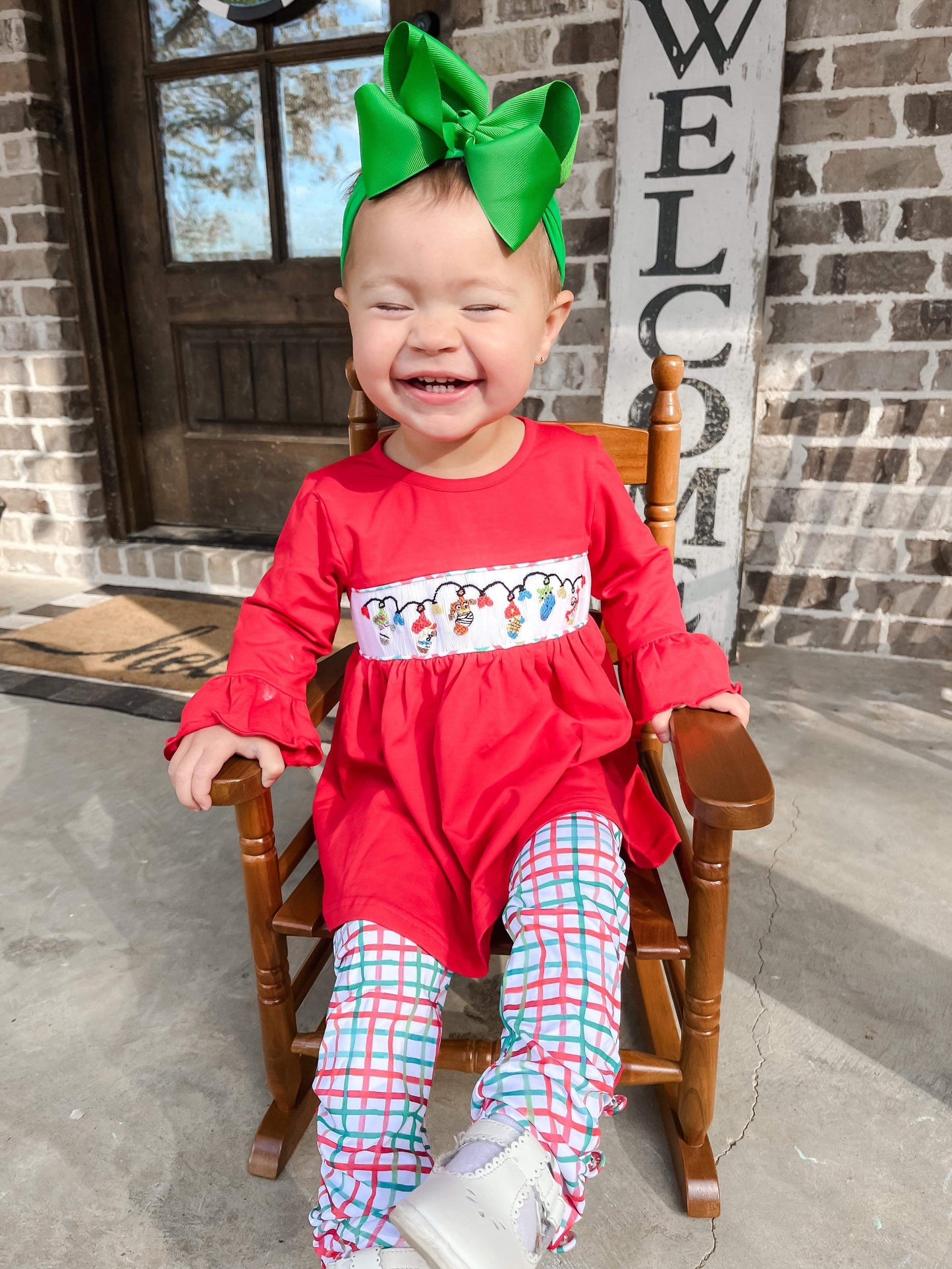 PO 12: Andy’s Christmas Stockings Leggings Set (ETA Late October)