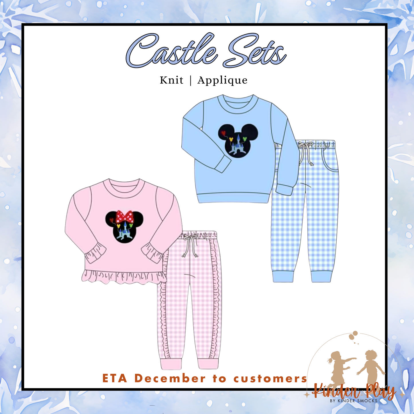 Kinder Play PO 5 Winter Sets: Castle Sets (ETA December to customers)
