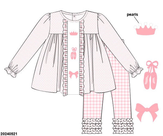 RTS KS Winter: Total Girl Leggings Set (ships in 3-5 business days)