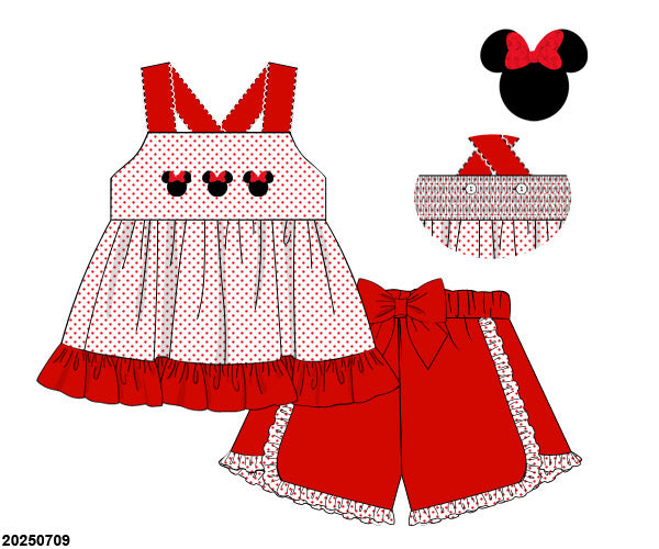 PRE-ORDER 40 Pretty Magical: Say Cheers Ruffled Shorts Set (ETA: January to KS then to customers)