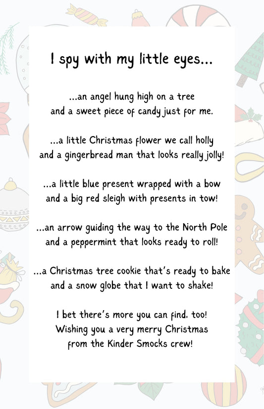 Kinder Dreams: I Spy With My Little Eye Two-Piece Pajama Set