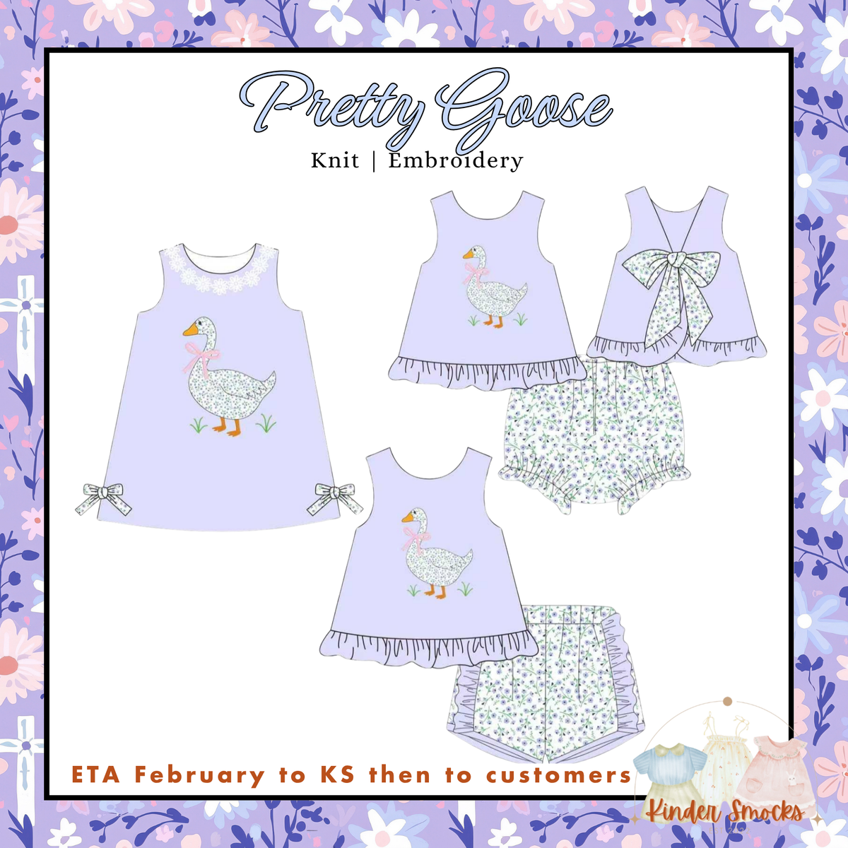 Kinder Play PO 6 Easter: Pretty Goose (ETA February to KS then to customers)