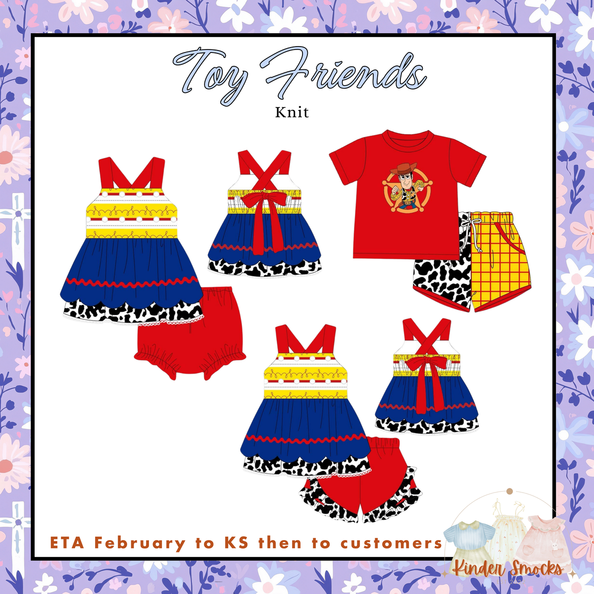 Kinder Play PO 6 Easter: Toy Friends (ETA February to KS then to customers)