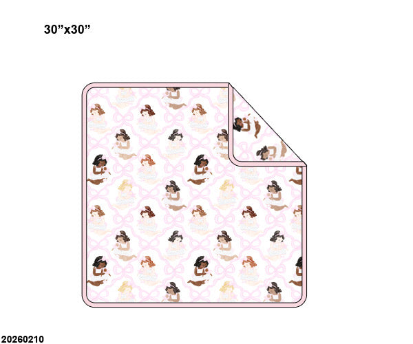 PO 46 CHARACTERS & MORE: Doll Baby 30x30 Bamboo Blanket (ETA: late June to customers)