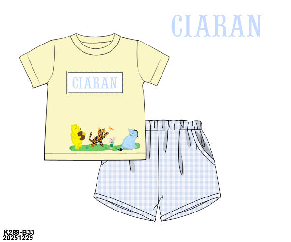 PRE-ORDER 44 Last of Summer: Pooh & Friends Shorts Set (ETA: Late May to customer)