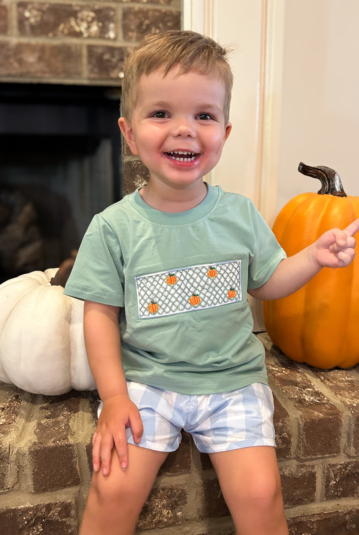Geo Pumpkins Shortie Set