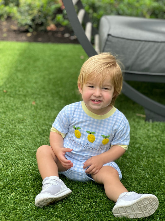 Main Squeeze gingham bubble