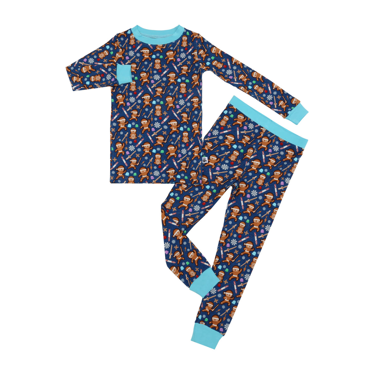 Kinder Dreams Bamboo Pajamas: Ninjabread Two-Piece (ships in 3-5 business days)