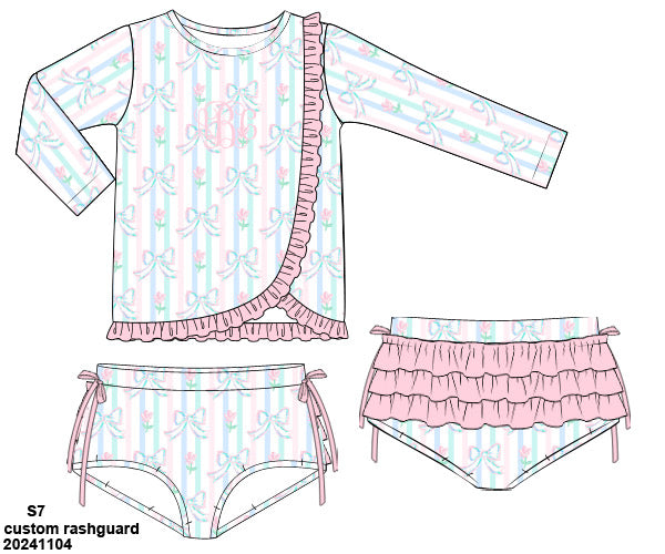 PRE-ORDER 44 Last of Summer: Vienna Swim Two-Piece Set (ETA: Late May to customer)