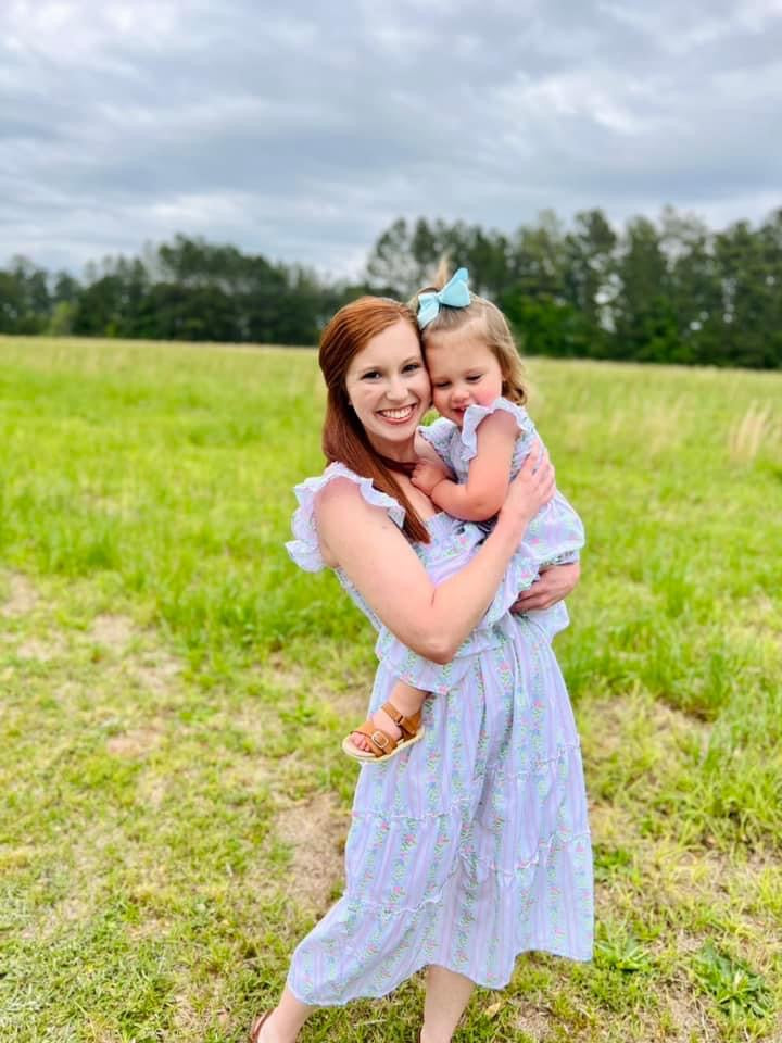 PO 31 RTS: Kallie Grace Floral Mom Dress (ships in 3-5 business days)