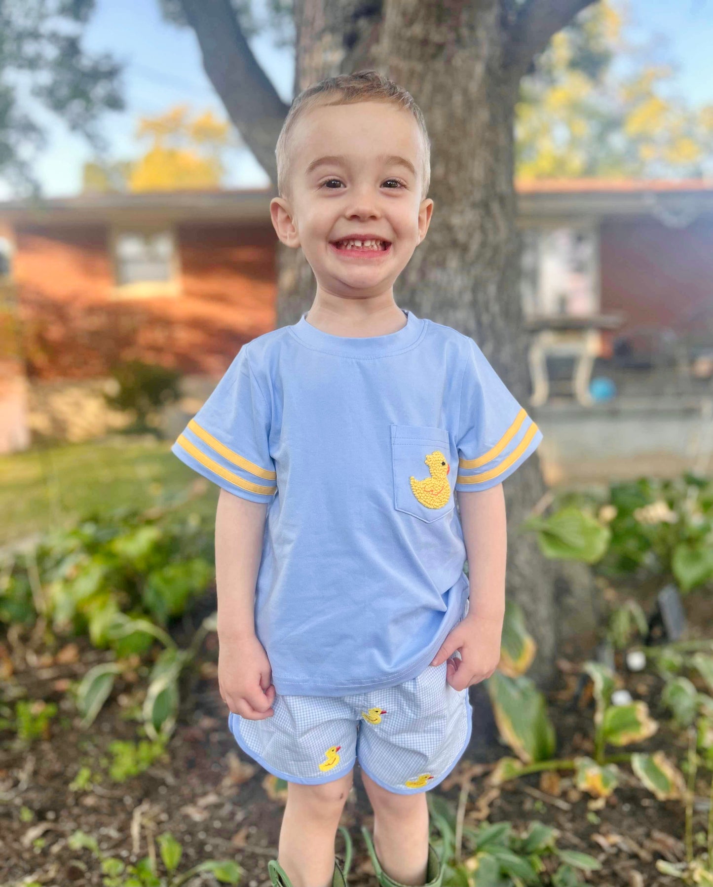 You Quack Me Up Shorts Set