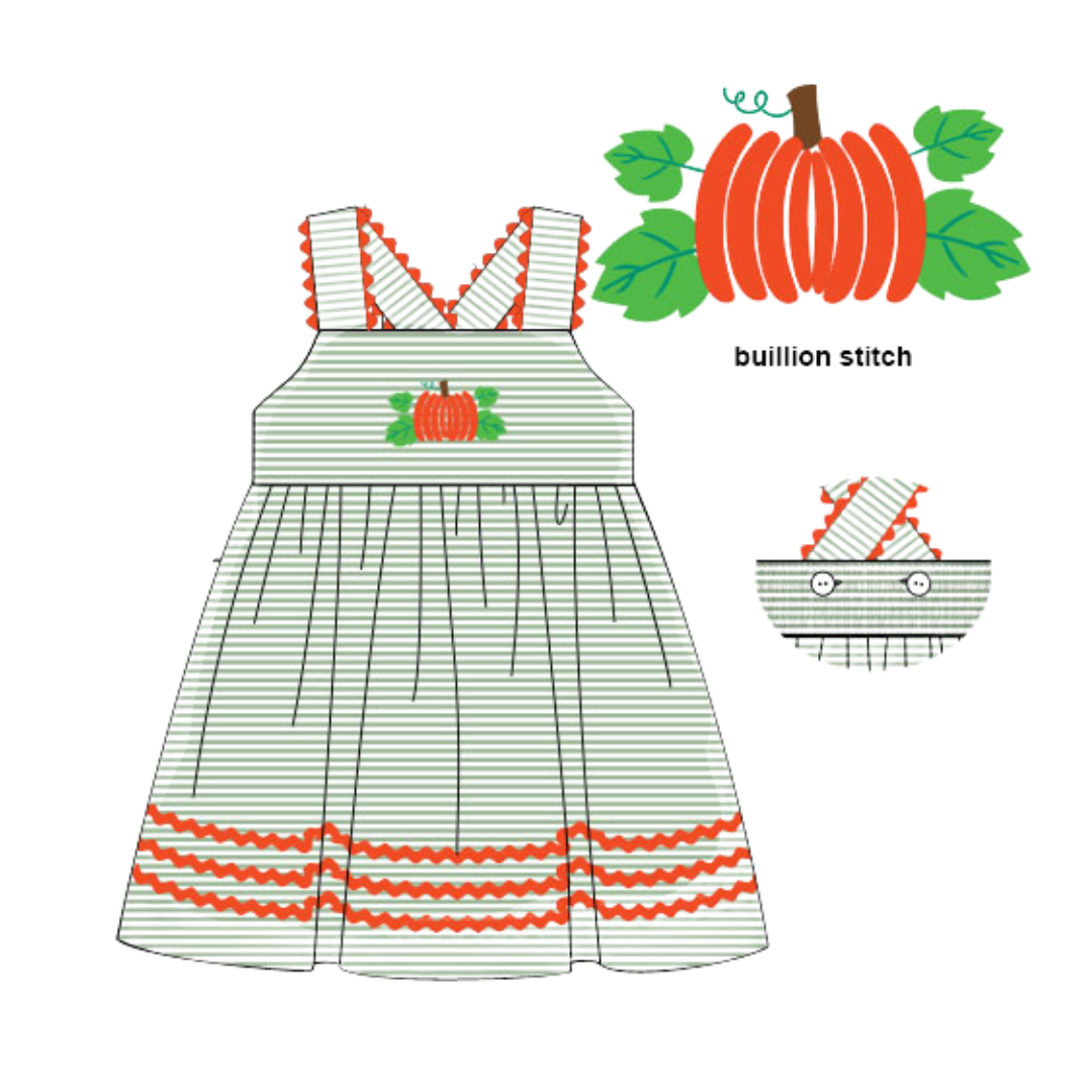 PO 48 FALL ONE: Little Pumpkin Dress (ETA: late August to customers)