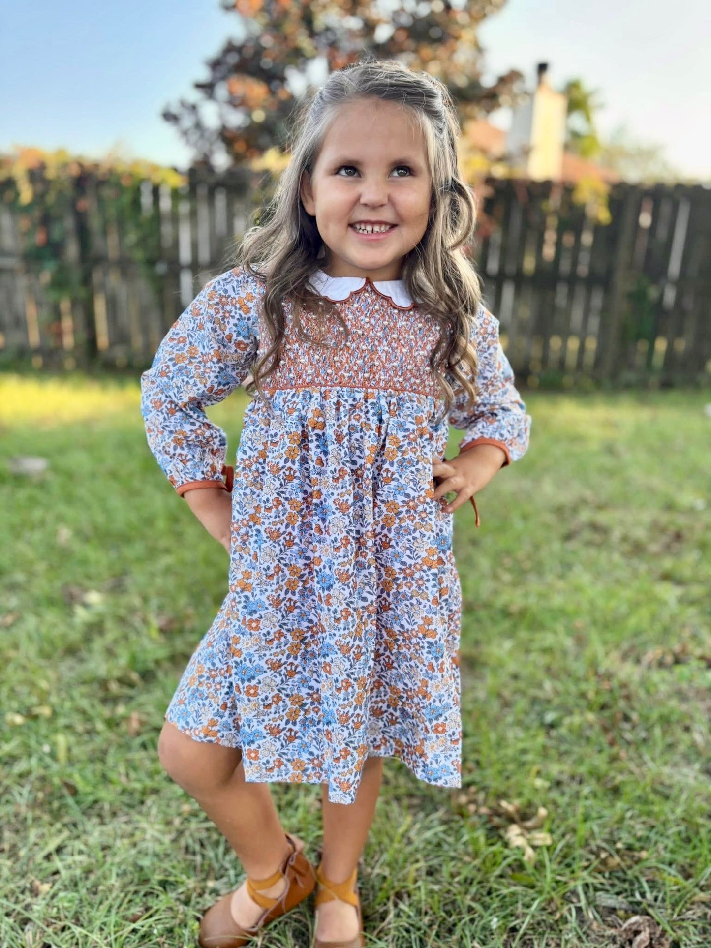 RTS PRE-ORDER 34 FALL PART ONE: Fall Cider Floral Dress