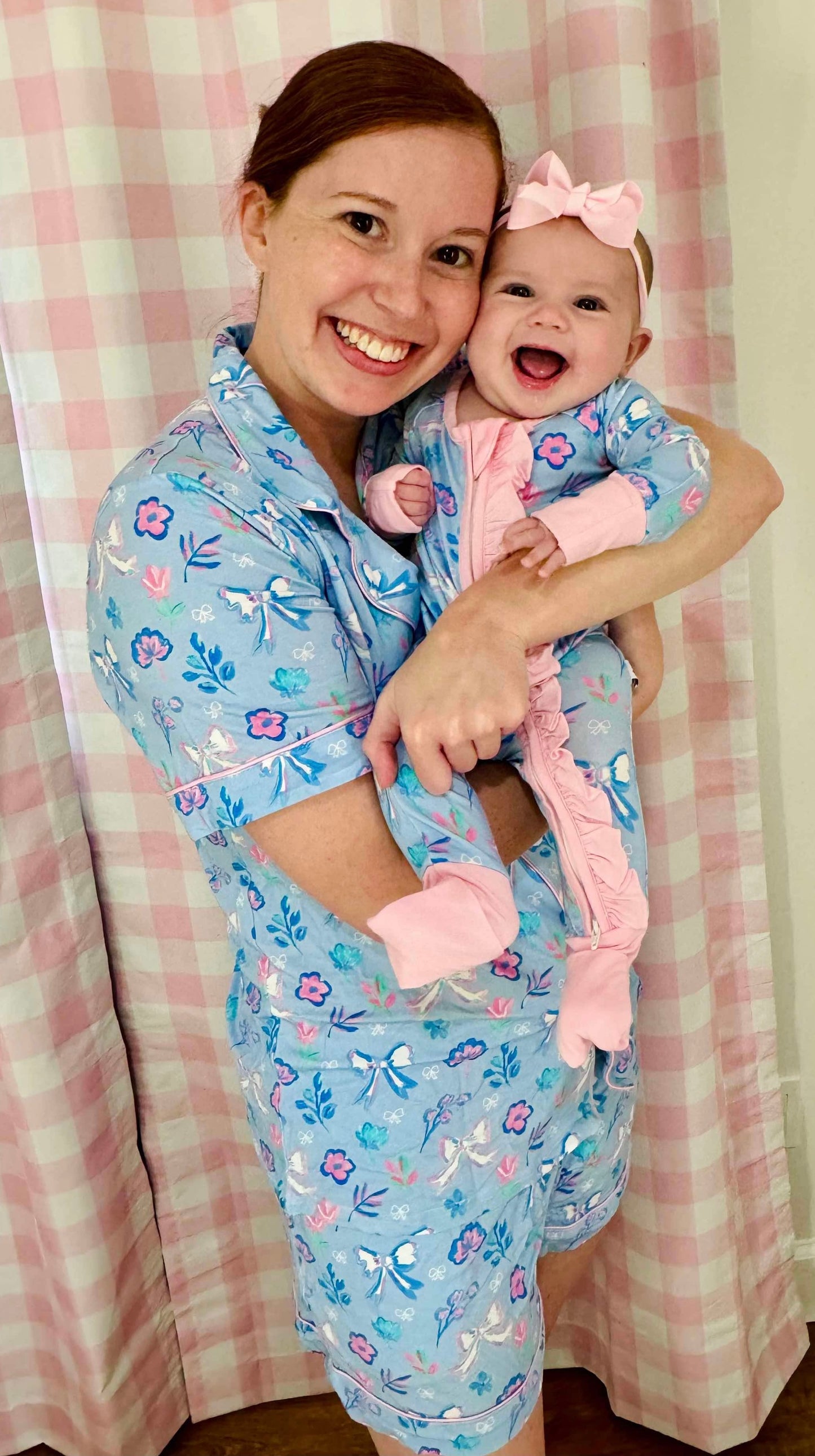 Kinder Dreams: Amora’s Floral Mom Match Two-Piece Shorts Set (ships in 3-5 business days)