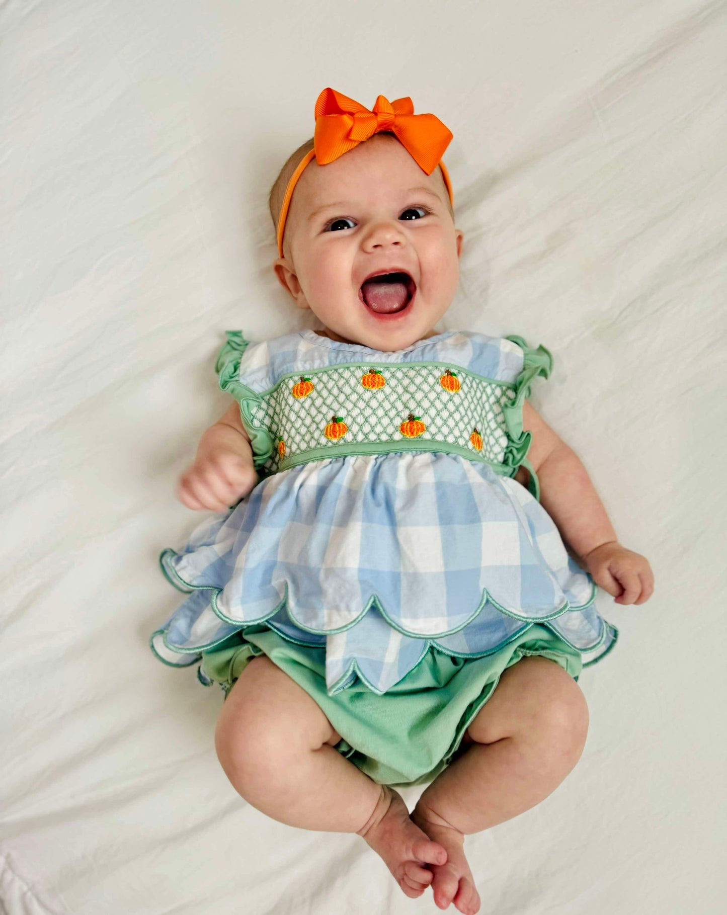 Geo Pumpkins Bloomers Set (ships in 3-5 business days)