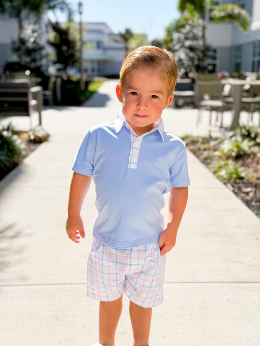 Spring Pastel Shorts Set