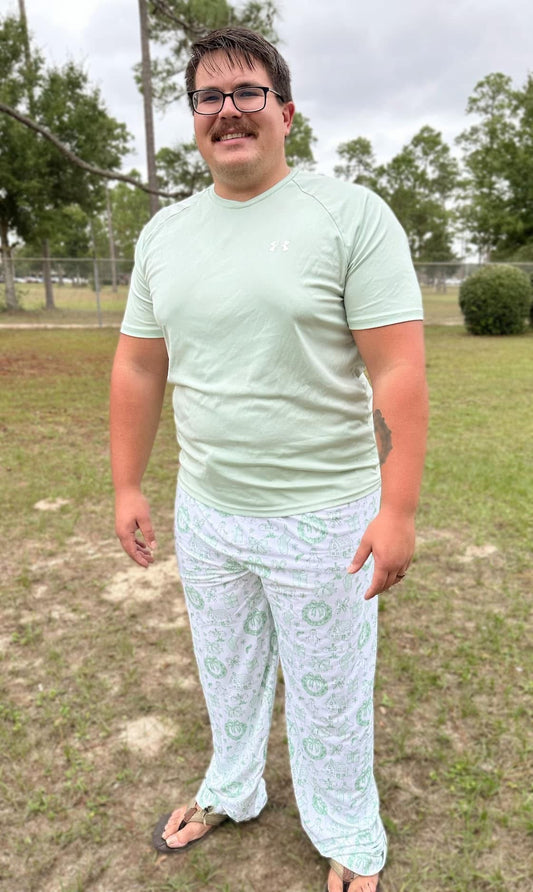 RTS KS Christmas: KS Christmas Toile Dad Pajama Pants