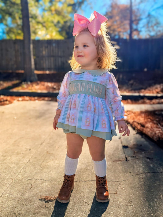 PRE-ORDER 36 CHRISTMAS PART ONE: Poppy's Gingerbread Bloomers Set (ETA: October to customers)